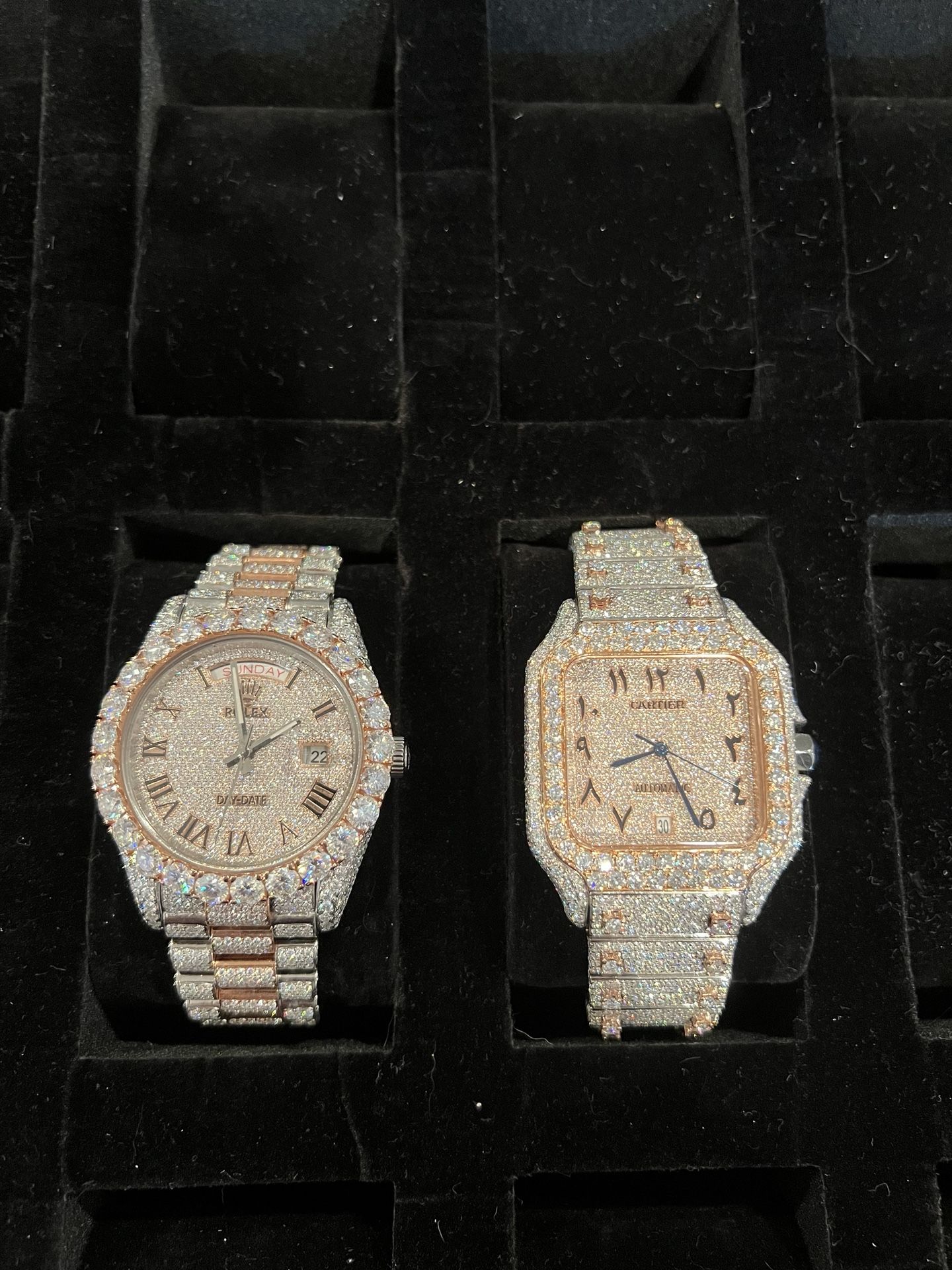 Moissanite Watch 2 Pack 