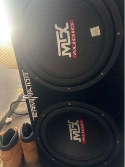 2 12’s mtx audio subwoofer