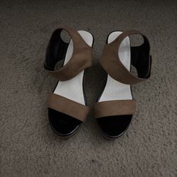 Brown Wedge Sandals