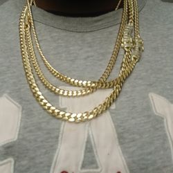 Stainless Steel Cuban Link Chains 