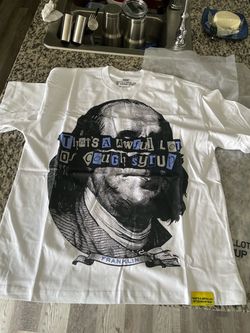 That's A Awful Lot Of Cough Syrup Ben Franklin Tee White⁠