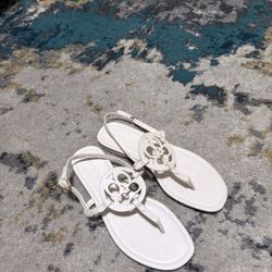 White Coach sandals 