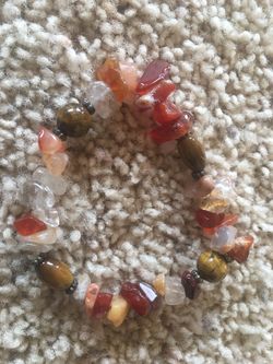 Bracelet Natural Uncut Stones