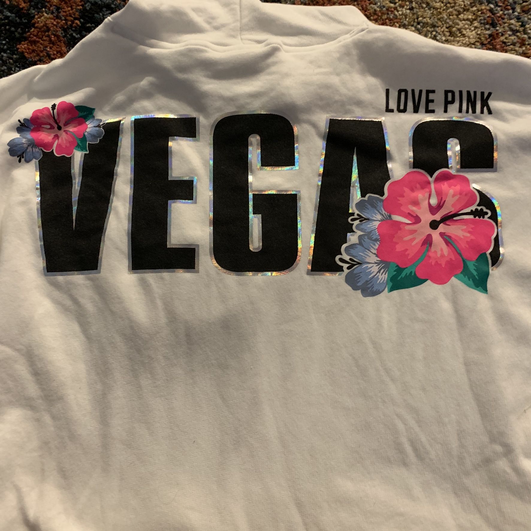 New with tags. PINK Las Vegas hoodie. Size large.