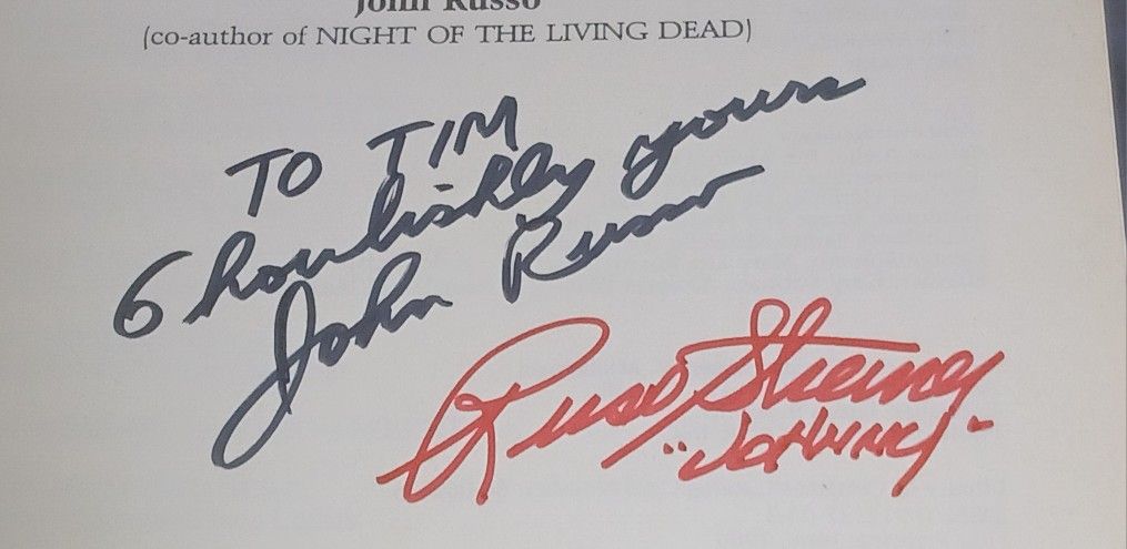 Signed Night Of The Living Dead Filmbook