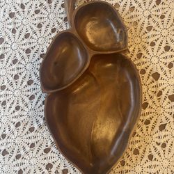 MCM Hand Carved Monkeypod Serving Tray