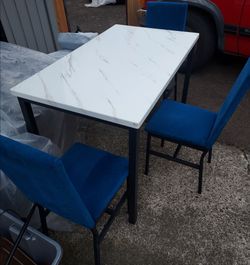 Table and 3 chairs