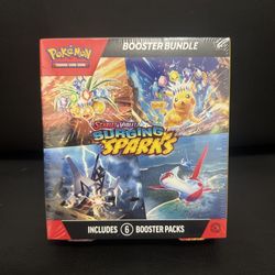 Pokemon Surging Sparks Booster Bundle Pack of 6 Booster Packs