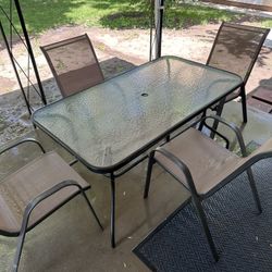 Outdoor Table And Chairs