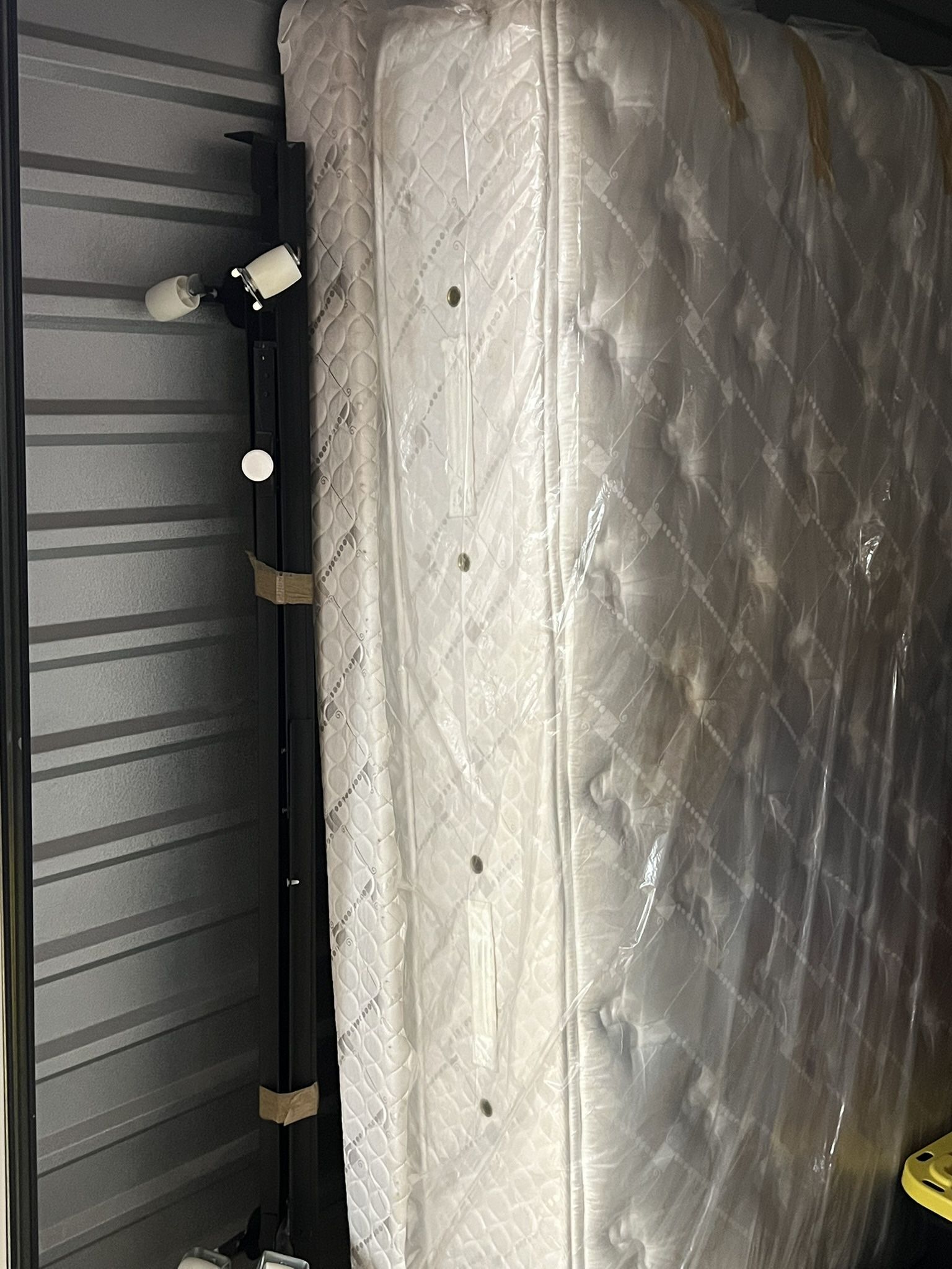 Bob-o-pedic Queen Size Mattress + Box Spring & Frame