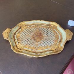Italian Handmade Wooden Serving Tray