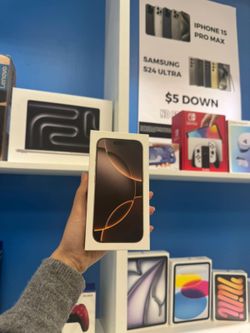Apple iPhone 16 Pro - Pay $5 DOWN AVAILABLE - NO CREDIT NEEDED