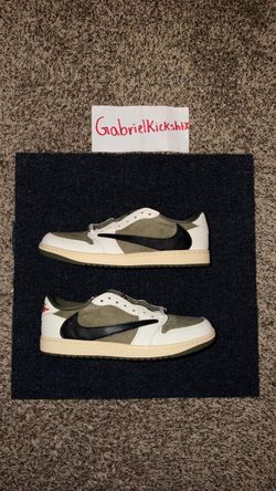 Jordan 1 Low Travis Scott Medium Olive