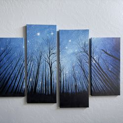 Starry Night Canvas Wall Art