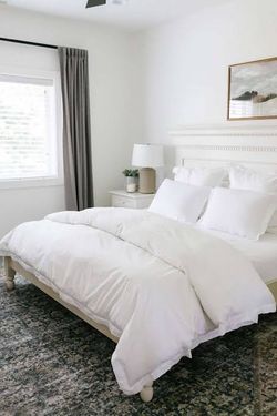 King size mattress, and boxspring