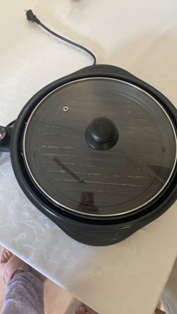 Electric grill pan
