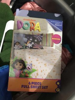 Dora 4 Piece Full Sheet Set