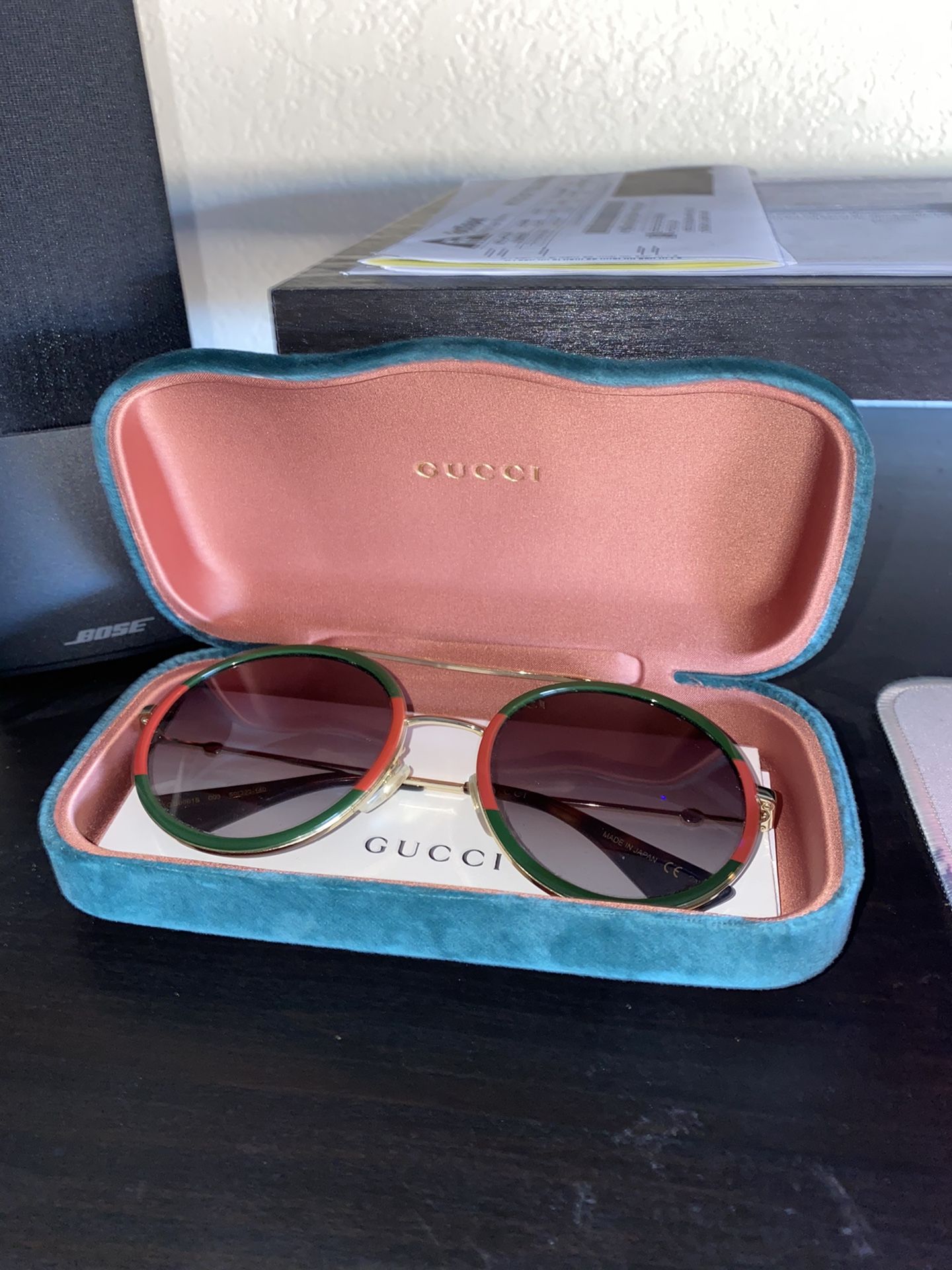 Men Gucci Round Sunglasses Unisex