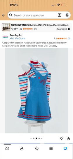 Chucky Killer Doll Halloween Costume Set