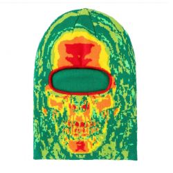 Green Thermal Heat Face Scan Balaclava Ski Snowboard Biker Snow Mask