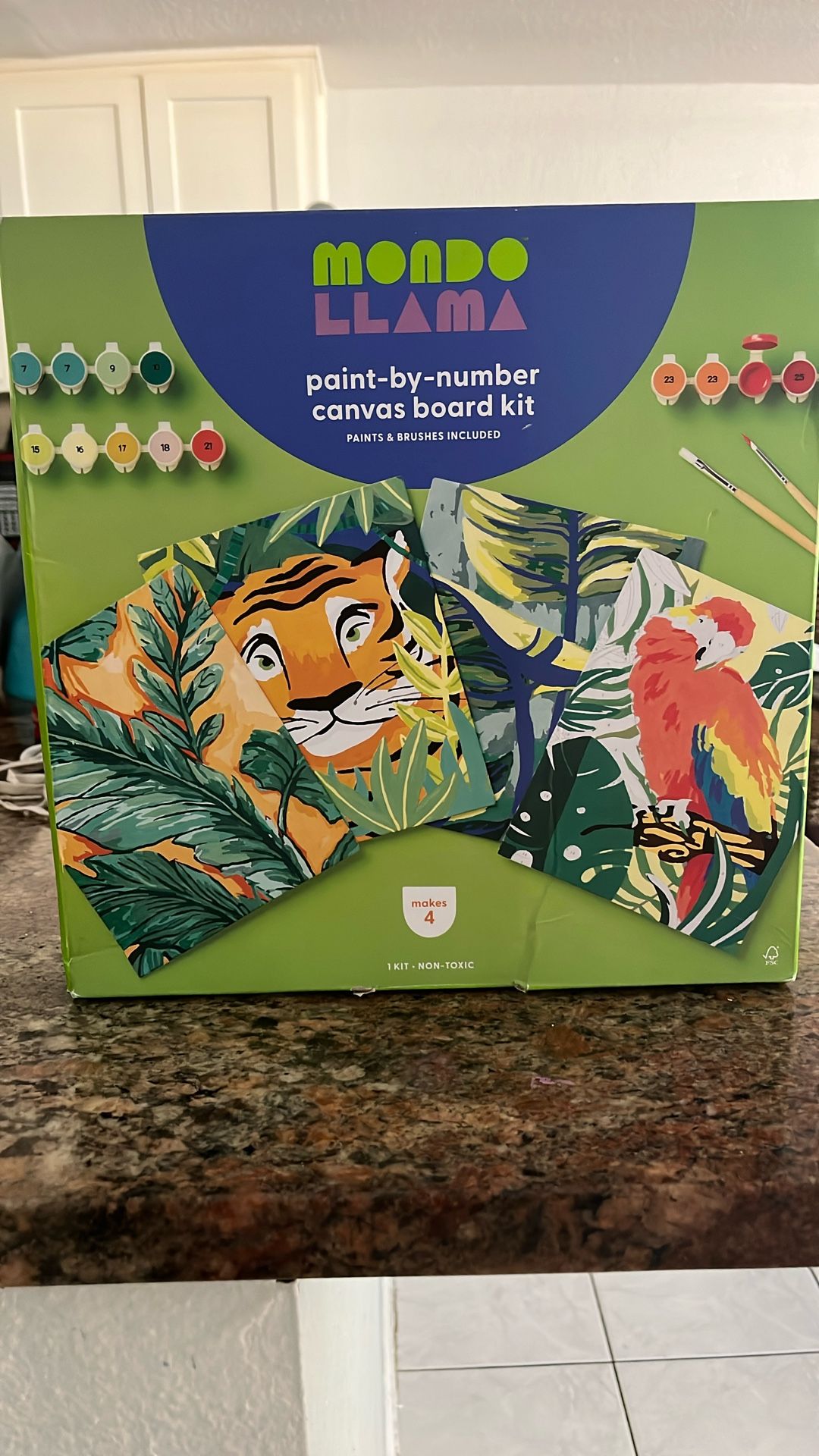 New Mondo Llama Paint By Number