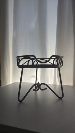 Princess house, metal decorative serving stand