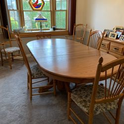 Solid oak Dining Table