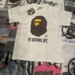 White/Brown Bape T