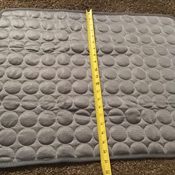 Gray Pet Cooling Pad 21” X 27”