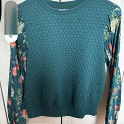 Anthropologie Floral Blouse