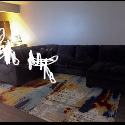3 Piece Smokey Grey Sectional 
