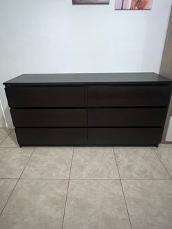 Large Malm IKEA 6 drawer Dresser