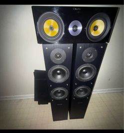 Fluance Tower Speakers with Center Channel