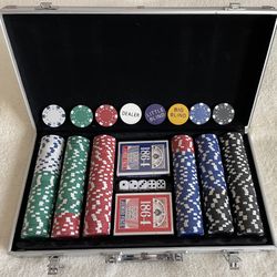 300 “Dice” Poker Chip Set with Case and Accessories.