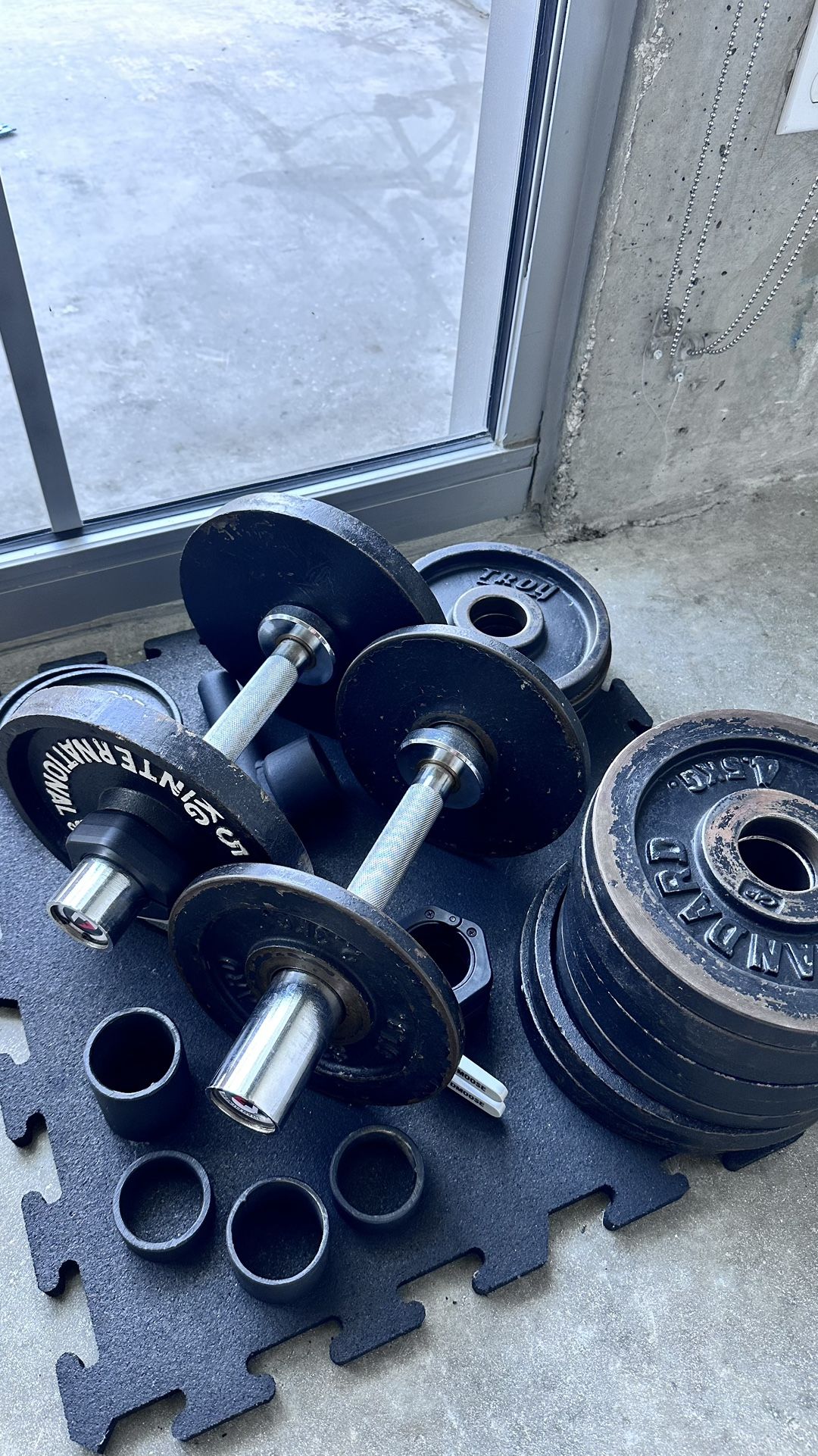 Loadable Dumbbells and Weights