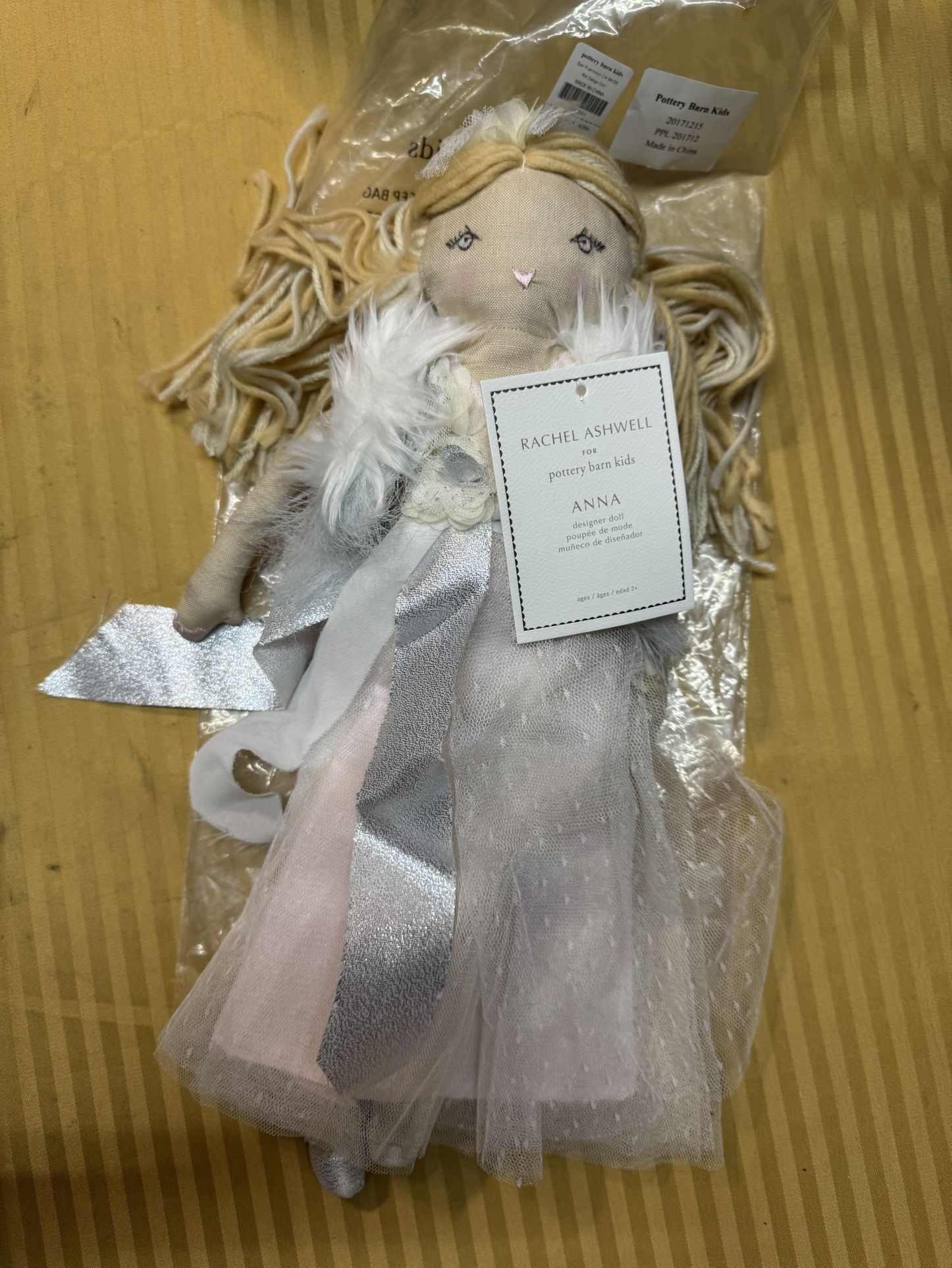 Pottery Barn Kids X Rachel Ashwell - Anna Designer Doll (NWT)