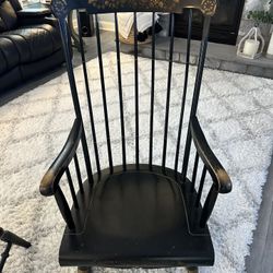 Black Rocking Chair 