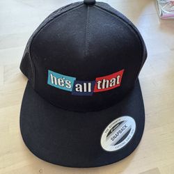 He’s All That Flat Brim Trucker 