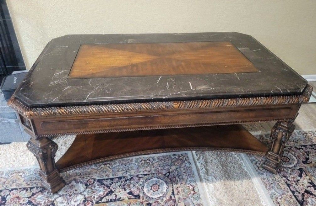 Coffee Table And End Tables 