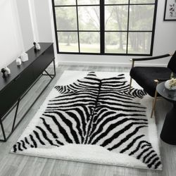 8’x10’ Zebra Skin Design Rug 