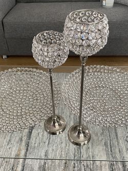 Z Gallerie Lamp Bling And Trays Cristals