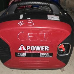 Like New Ipower sua2000watt Generator