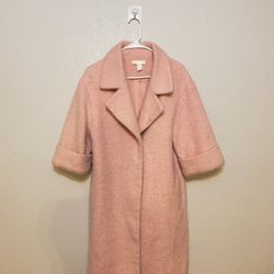 Pink trench Coat - Pink jacket Size 2