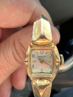 Vintage gold watch