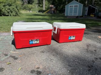 Two Igloo 48 Quart Coolers