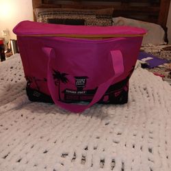 Pink and Black Tote bag/Cooler