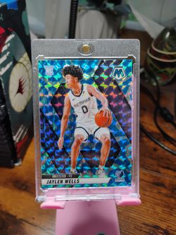 Jaylen Wells Mosaic Blue reactive Rookie