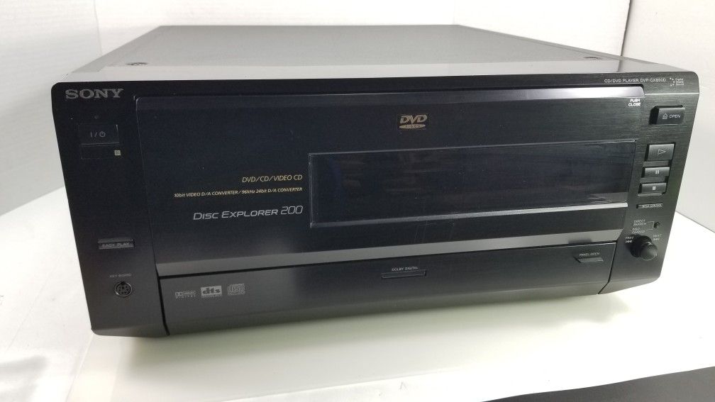 Sony DVP-CX850D 200 Disc Explorer DVD Changer Player