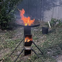 Rocket Stove Perfect For The Beach Or At Home A Quick Barbecue!
