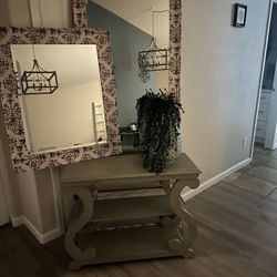 SKULL Mirrors And Entry Table